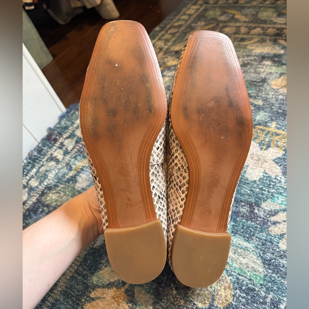 Sam Edelman Jillie Snake/Python Square Toe Ballet… - image 3